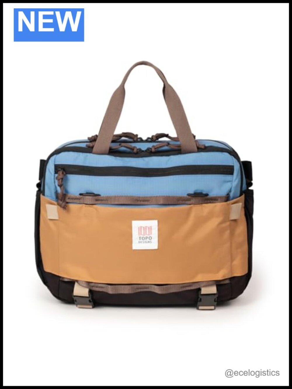 Topo Designs Mountain Cross Bag - Recycled Nylon Sling with Laptop Sleeve, 17L